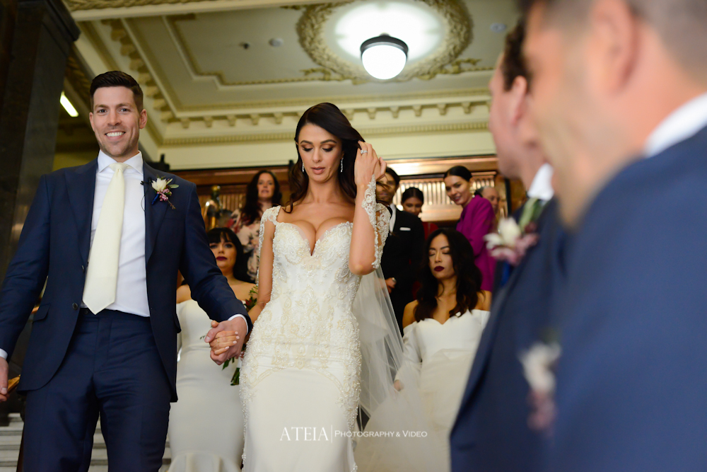 , Bachelor&#8217;s Emily Simms ties the knot with Pierre Ghougassian at The George Ballroom, captured by ATEIA Photography &#038; Video