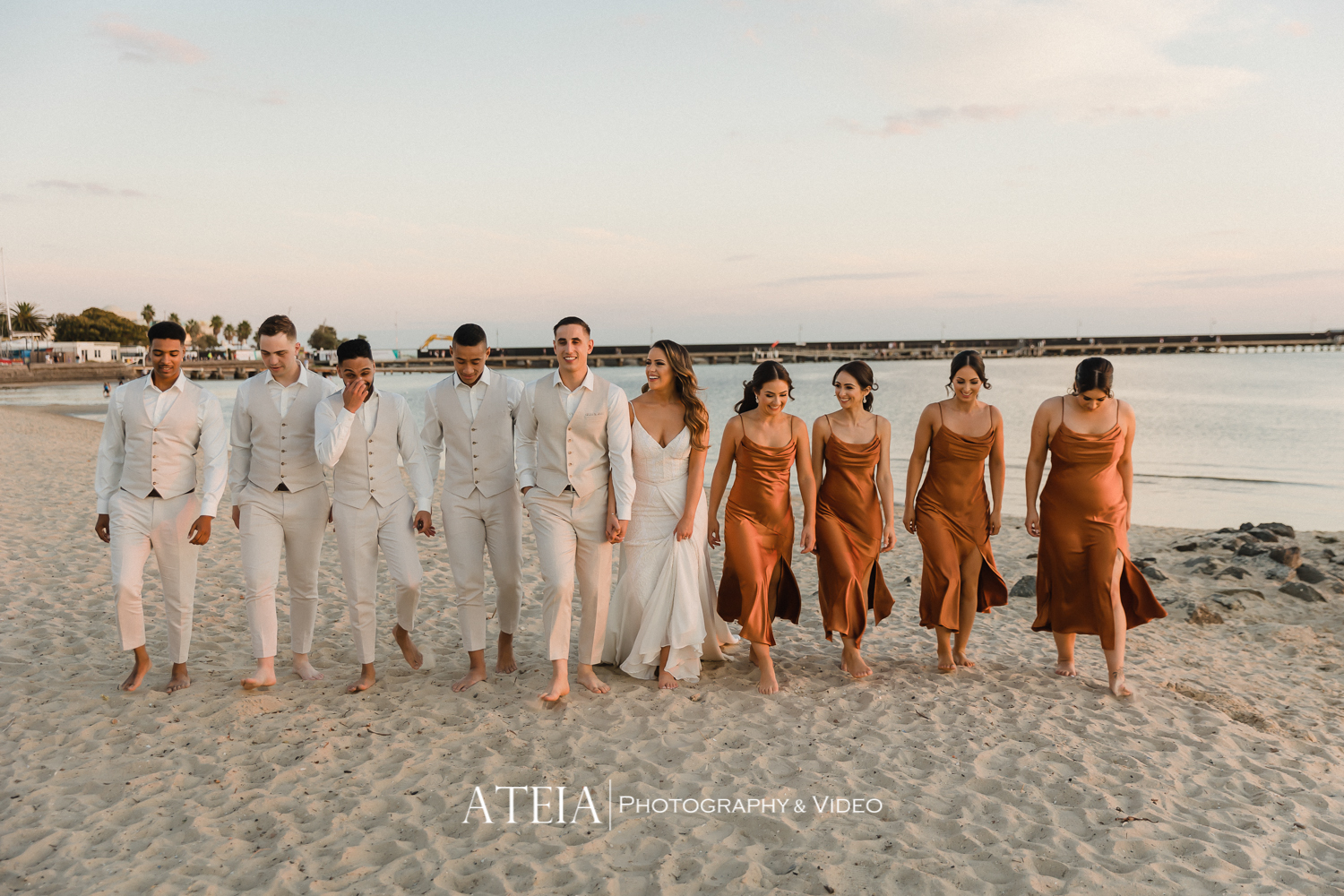 , Laura and Cody&#8217;s wedding photography at Encore St Kilda captured by ATEIA Photography &#038; Video