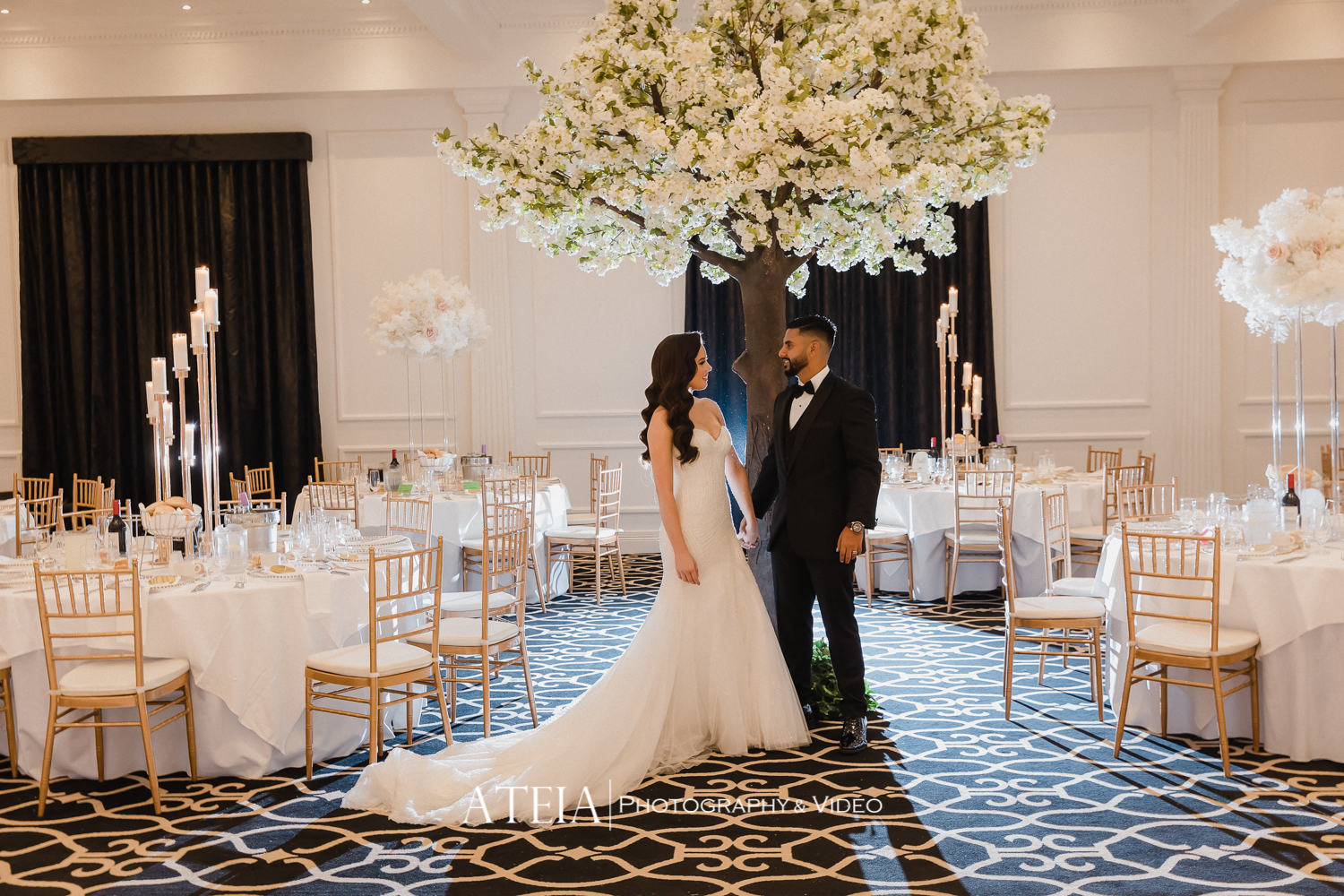 , Charlotte and Vass&#8217; wedding photography at Manor on High captured by ATEIA Photography &#038; Video