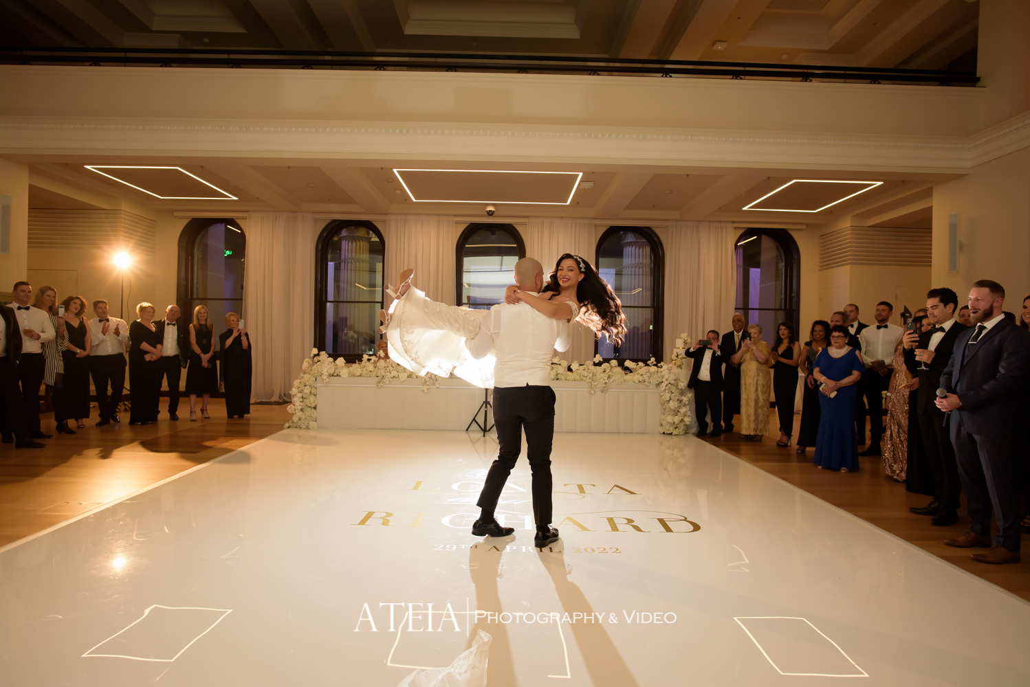 , Lonita and Richard&#8217;s wedding at the Victorian State Library captured by ATEIA Photography &#038; Video