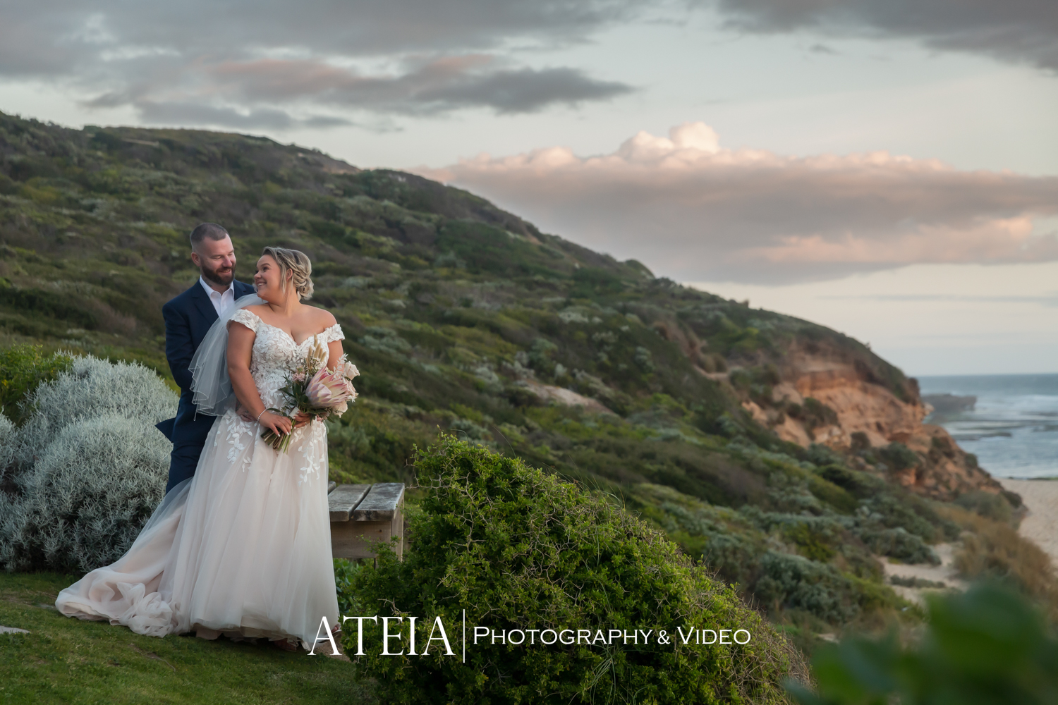 , Casey and Julian&#8217;s wedding photography at All Smiles Sorrento captured by ATEIA Photography &#038; Video
