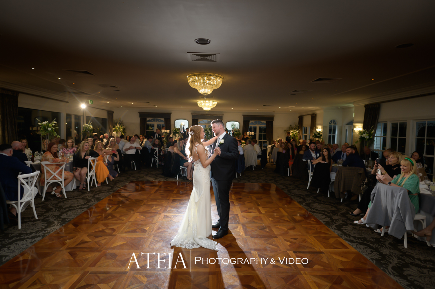 , Stephanie and James&#8217; wedding photography at Ballara Receptions Eltham captured by ATEIA Photography &#038; Video