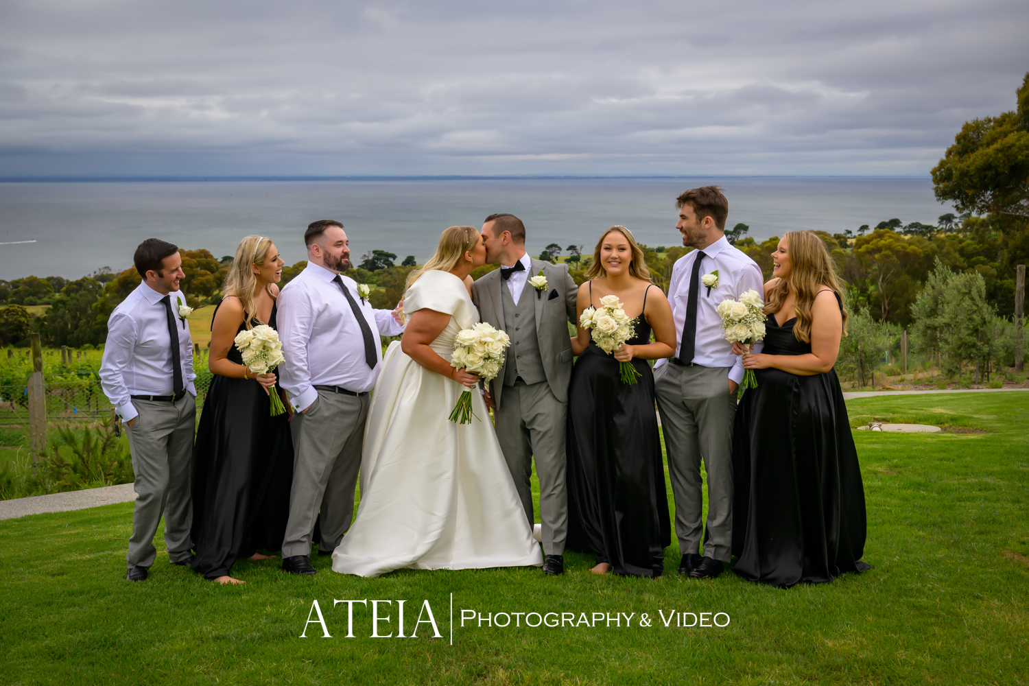 , Ashleigh and Blake’s wedding photography at Jack Rabbit Winery captured by ATEIA Photography &#038; Video