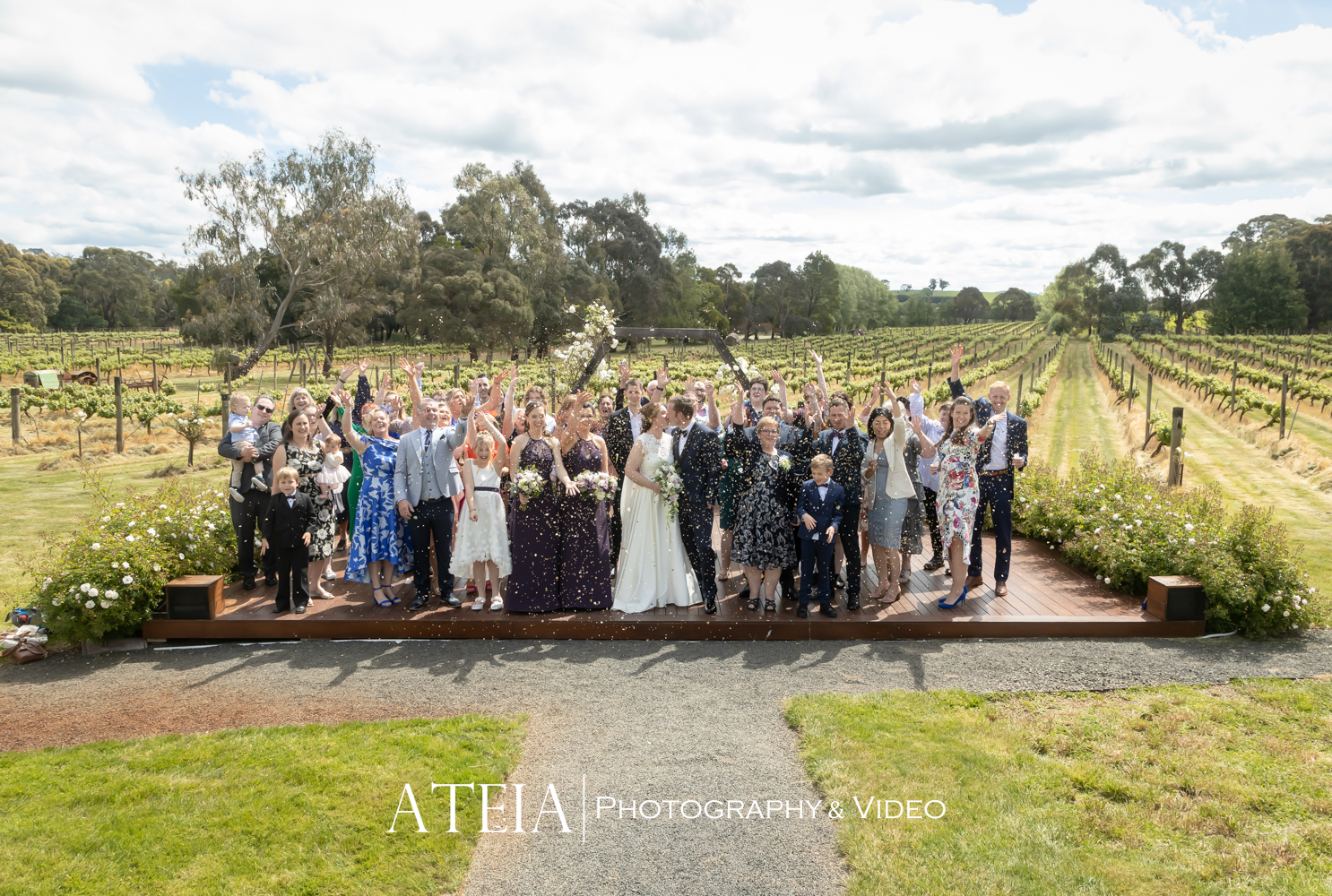 , Emma and Timothy&#8217;s wedding photography at Glen Erin Lancefield captured by ATEIA Photography &#038; Video