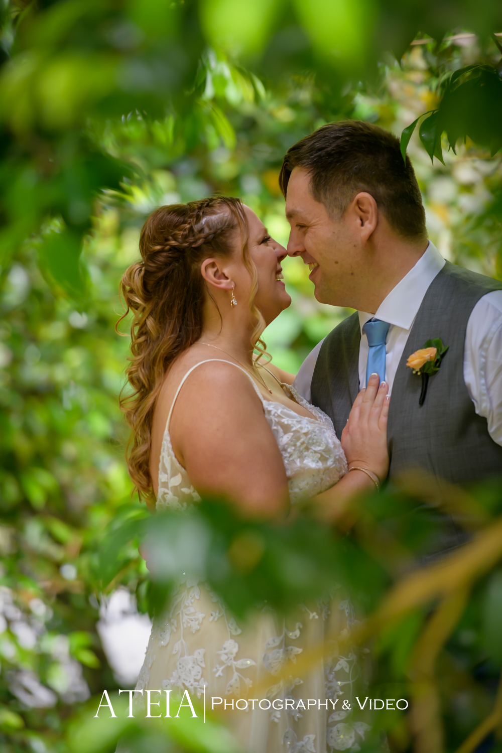 , Nicole and Marcel&#8217;s wedding photography at Lyrebird Falls captured by ATEIA Photography &#038; Video