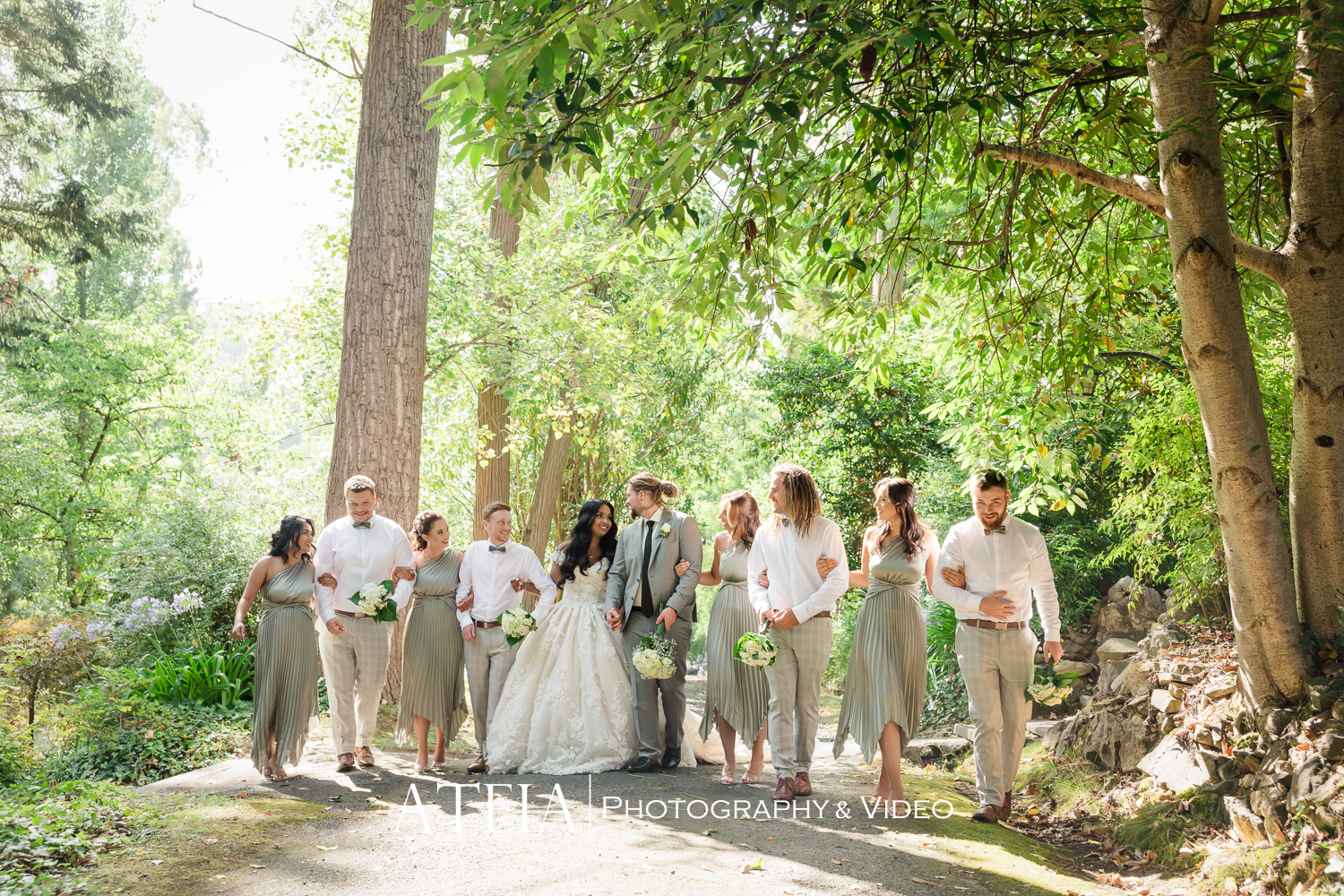 , Daphne and Liam&#8217;s wedding photography at Chateau Wyuna captured by ATEIA Photography &#038; Video