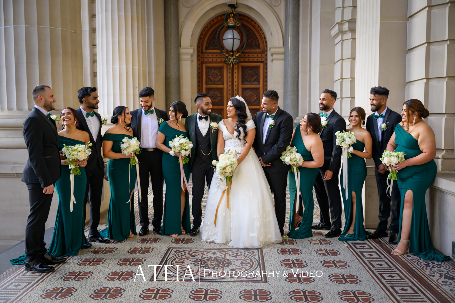 , Liana and Josh&#8217;s wedding photography at Sam Remo Ballroom captured by ATEIA Photography &#038; Video