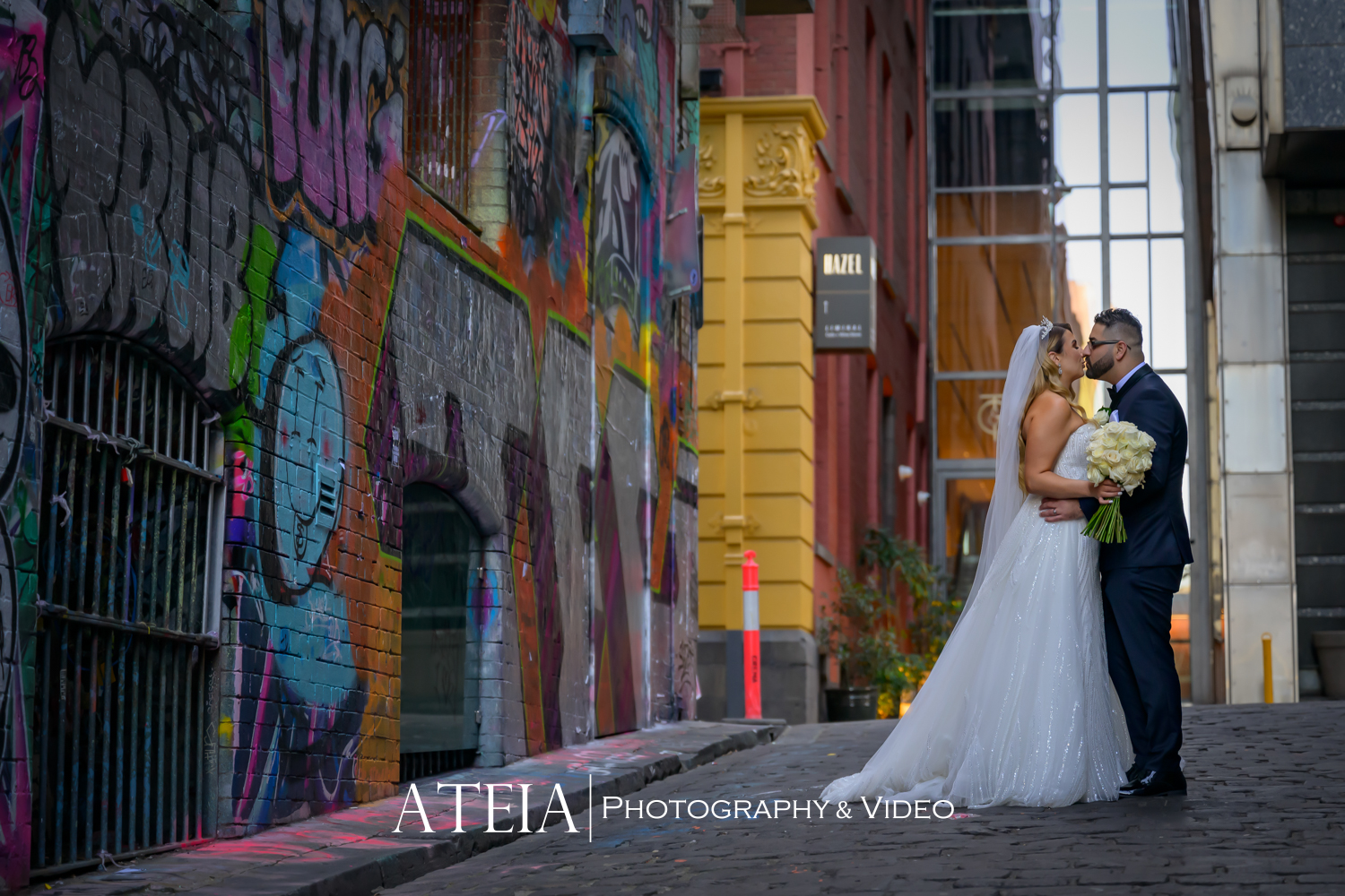 , Maria and Vahe’s wedding at Vogue Ballroom captured by ATEIA Photography &#038; Video