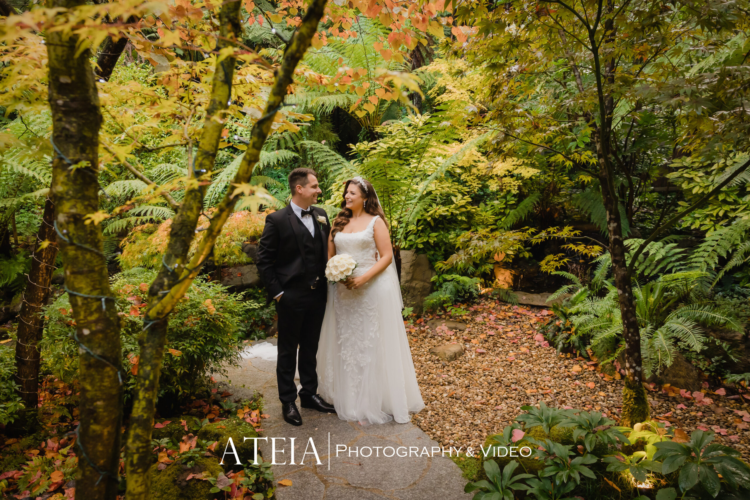 , Natalie and Riccardo&#8217;s wedding at Lyrebird Falls captured by ATEIA Photography &#038; Video