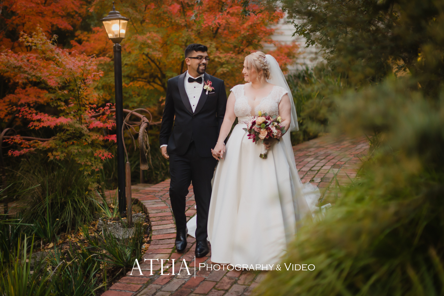 , Andrea and Ralph&#8217;s wedding photography at Potters Receptions Warrandyte captured by ATEIA Photography &#038; Video