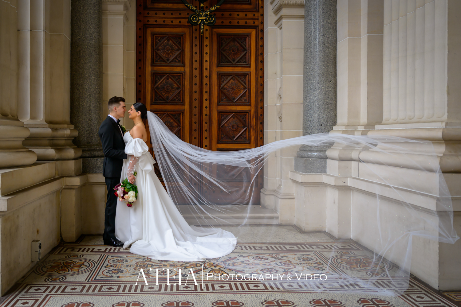 , Madeleine and Nathan&#8217;s wedding photography at Carousel Albert Park captured by ATEIA Photography &#038; Video