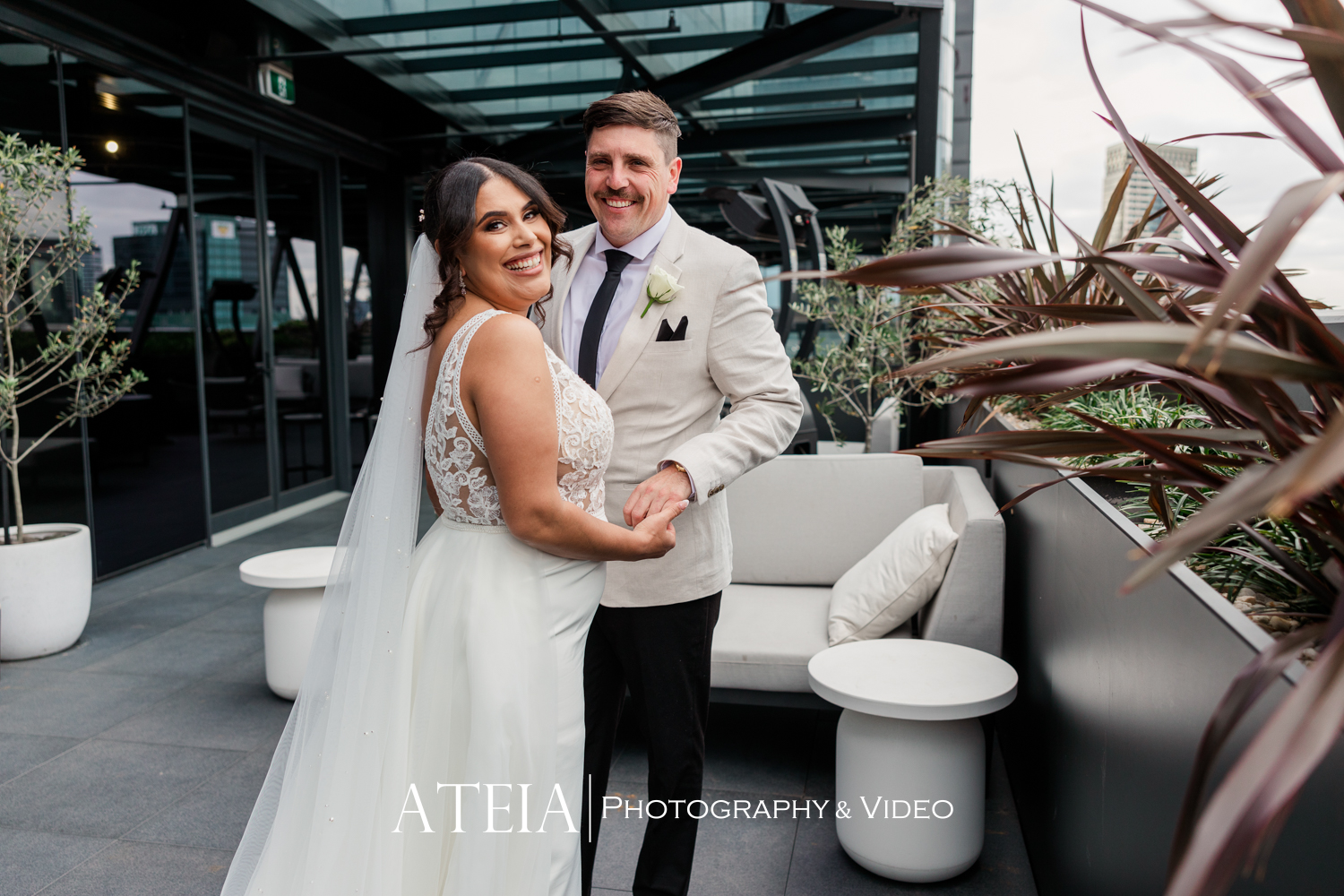 , Cheyane and Craig&#8217;s surprise wedding at Canvas House South Melbourne captured by ATEIA Photography &#038; Video