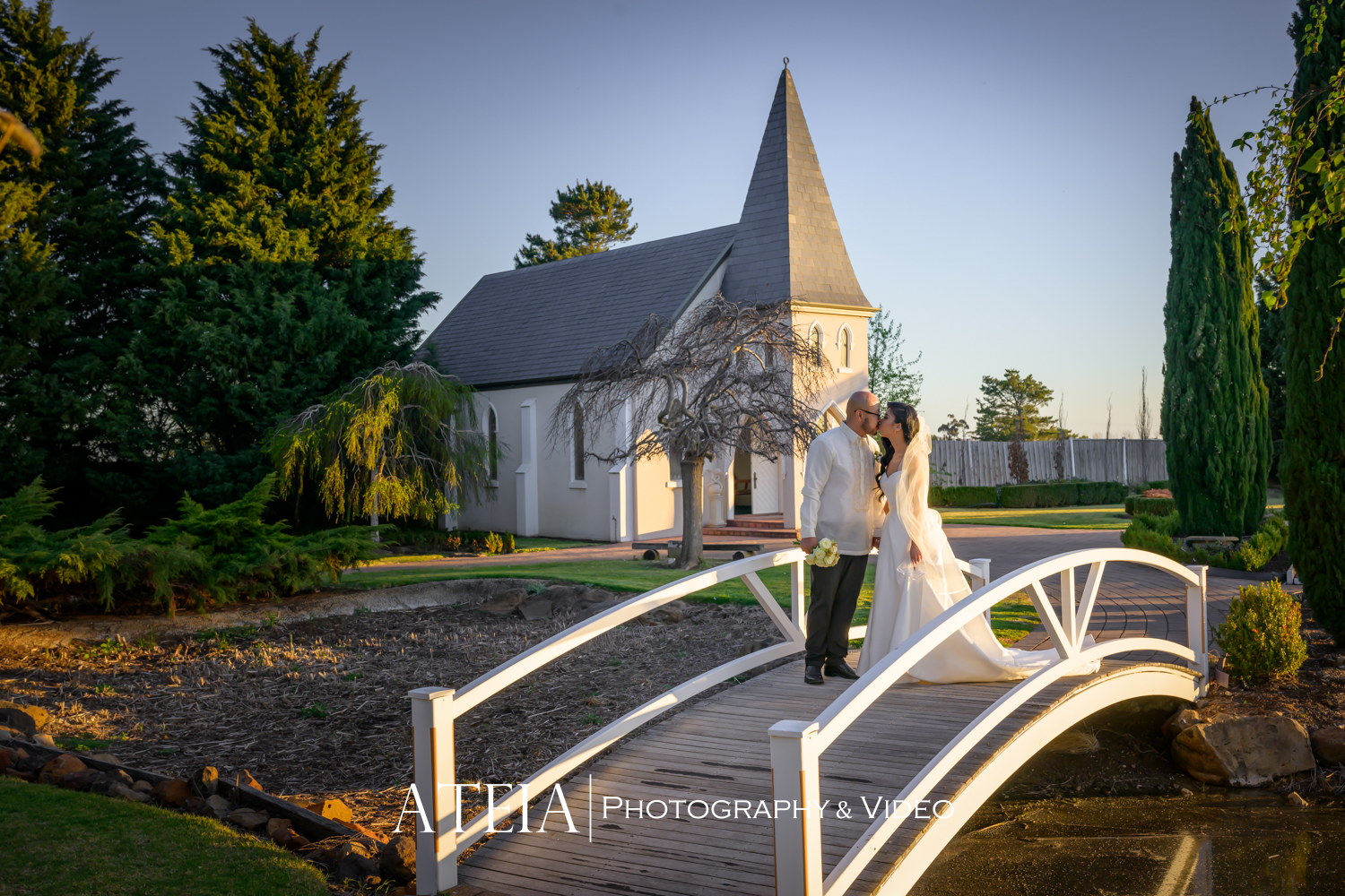, April and Alexander&#8217;s wedding photography at Windmill Gardens captured by ATEIA Photography &#038; Video