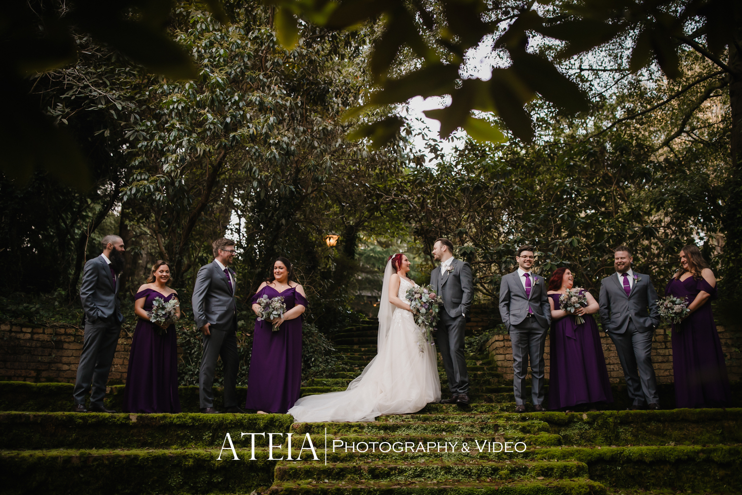 , Ashleigh and Douglas&#8217; wedding photography at Tatra Receptions Mount Dandenong captured by ATEIA Photography &#038; Video