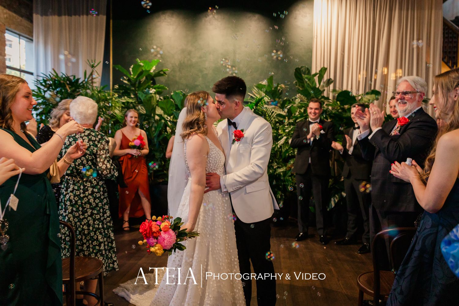 , Brittany and Dean&#8217;s wedding photography at Glasshaus Brucke Richmond captured by ATEIA Photography &#038; Video