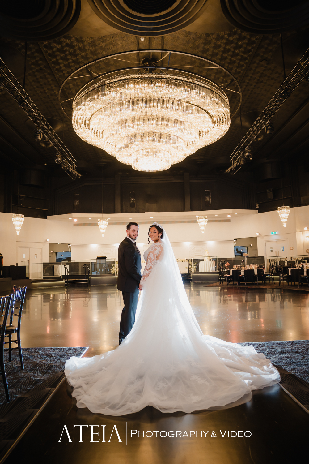 , Anielle and Anthony&#8217;s wedding photography at San Remo Ballroom captured by ATEIA Photography &#038; Video