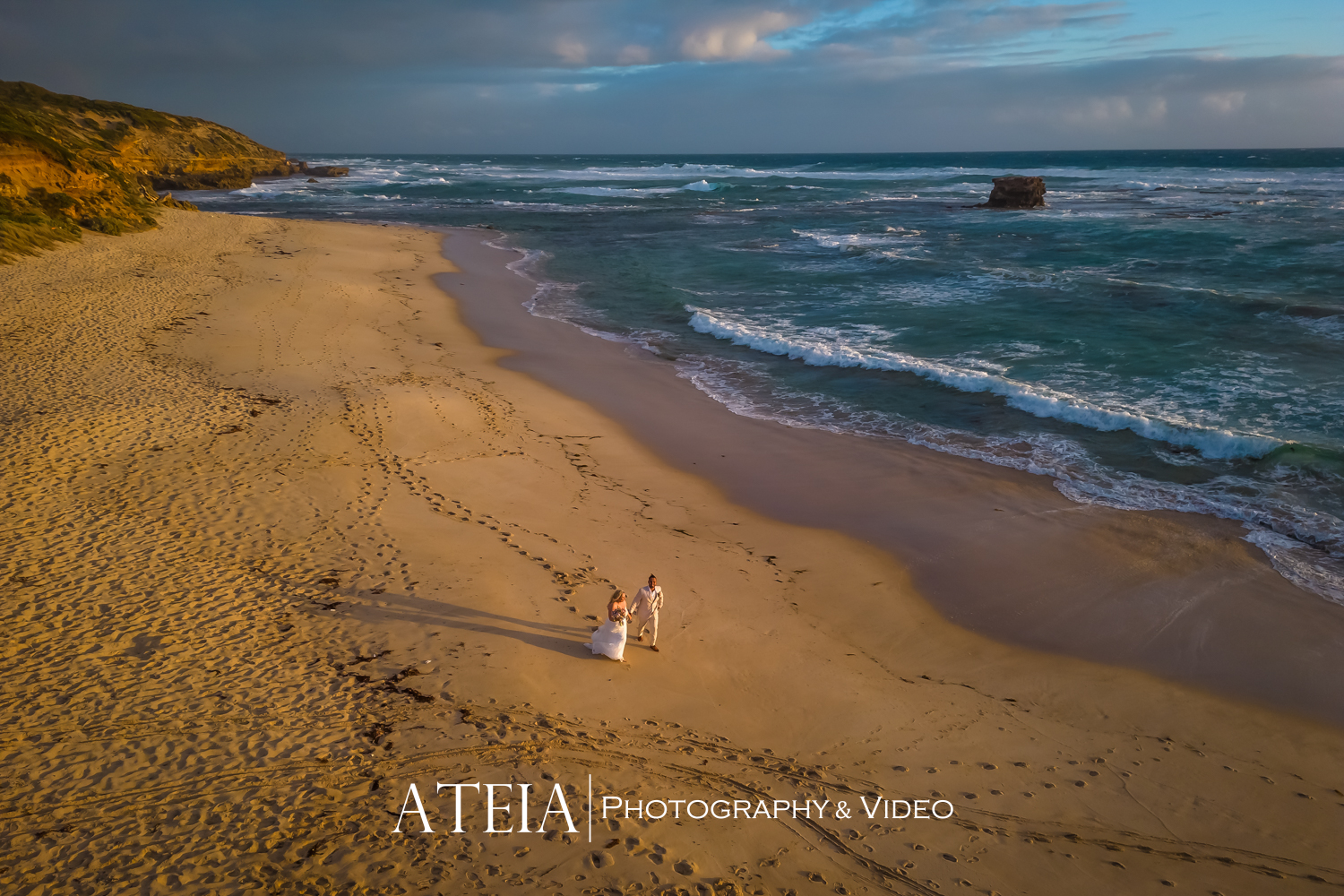 , Alexandra and Max&#8217;s wedding photography at All Smiles Sorrento captured by ATEIA Photography &#038; Video