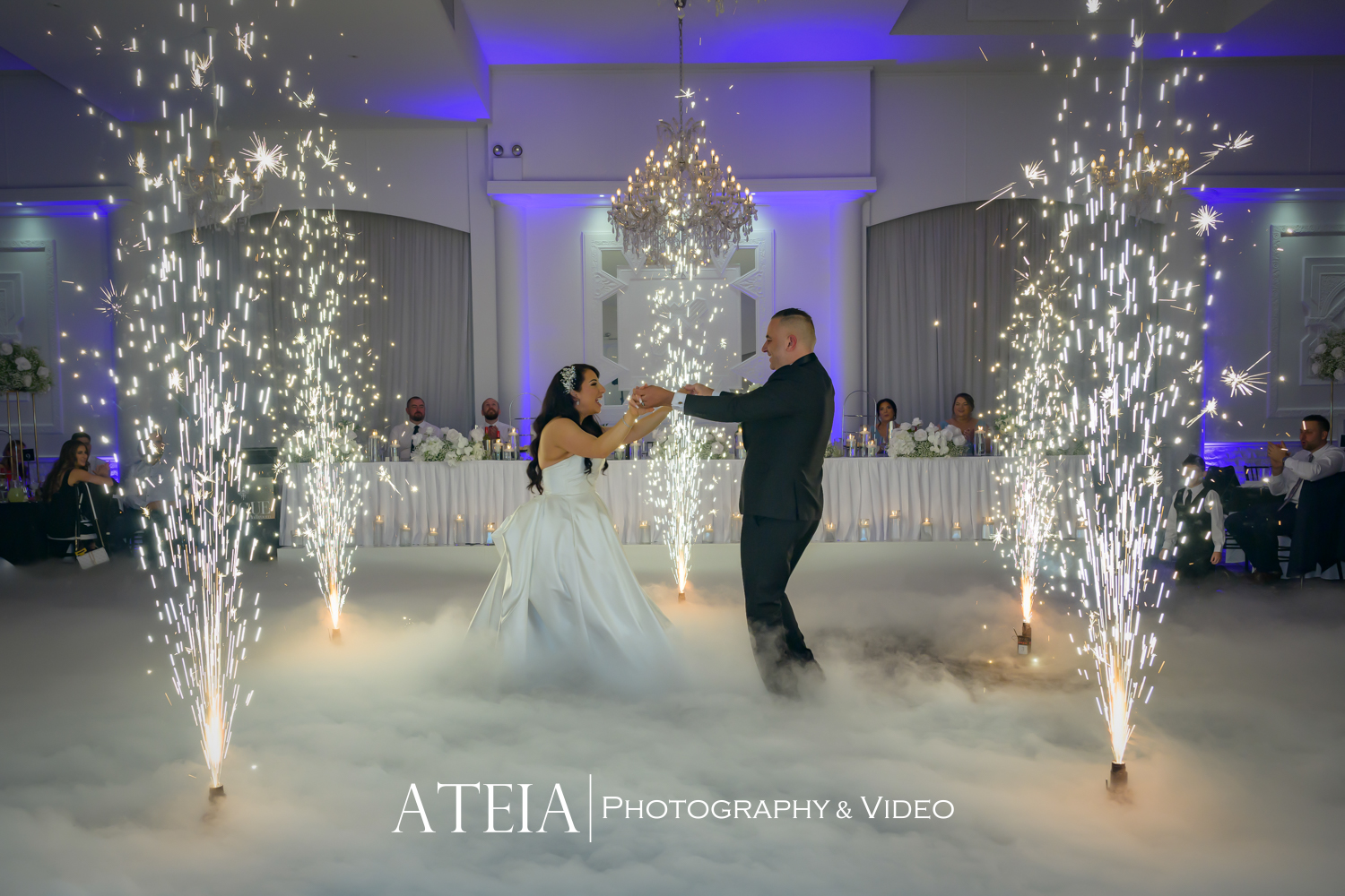 , Liana and Steven&#8217;s wedding photography at Vogue Ballroom captured by ATEIA Photography &#038; Video
