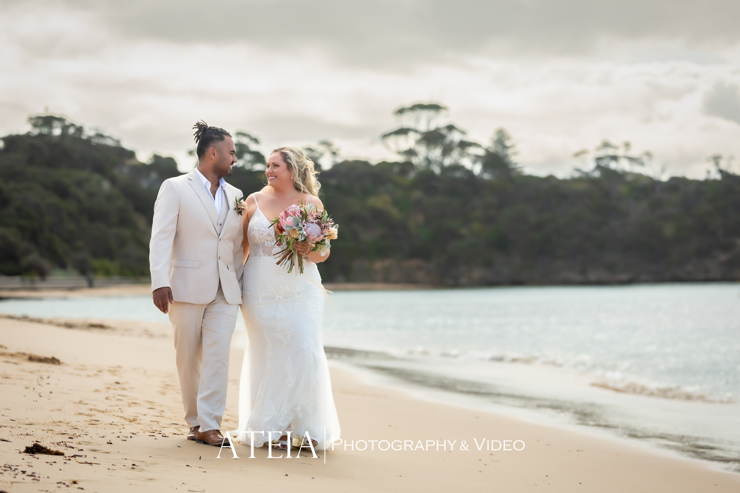 , Alexandra and Max&#8217;s wedding photography at All Smiles Sorrento captured by ATEIA Photography &#038; Video