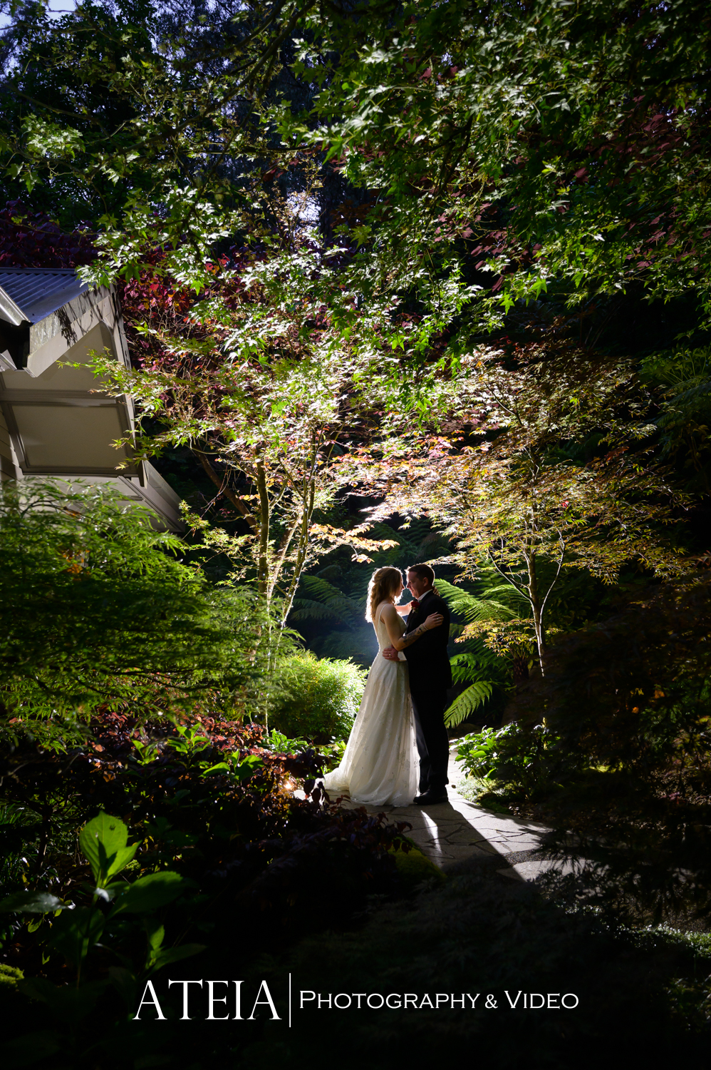 , Amy and David&#8217;s wedding photography at Lyrebird Falls captured by ATEIA Photography &#038; Video