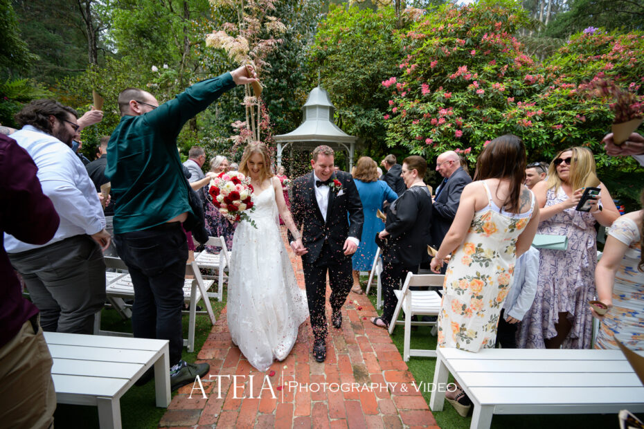 , Amy and David&#8217;s wedding photography at Lyrebird Falls captured by ATEIA Photography &#038; Video