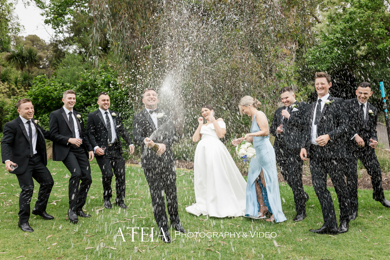 , Natalie and Chris&#8217; wedding photography at The Terrace Royal Botanical Gardens captured by ATEIA Photography &#038; Video