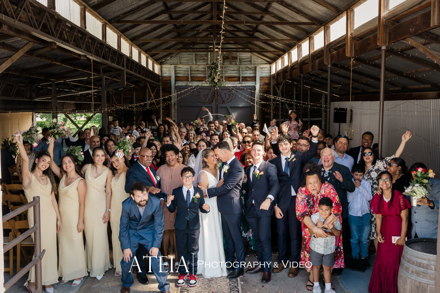 , Kara and Ian&#8217;s wedding photography at Olinda Yarra Estate captured by ATEIA Photography &#038; Video