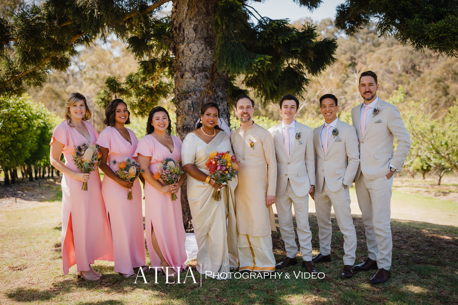 , Hema and Daniel&#8217;s wedding photography at Farm Vigano South Morang captured by ATEIA Photography &#038; Video