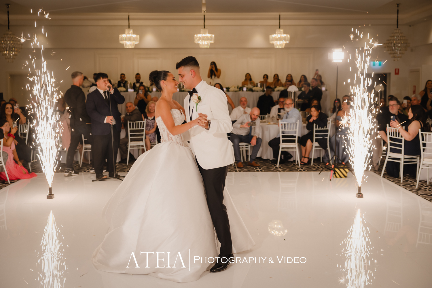 , Tia and Anastasios&#8217; wedding photography at Alencia captured by ATEIA Photography &#038; Video
