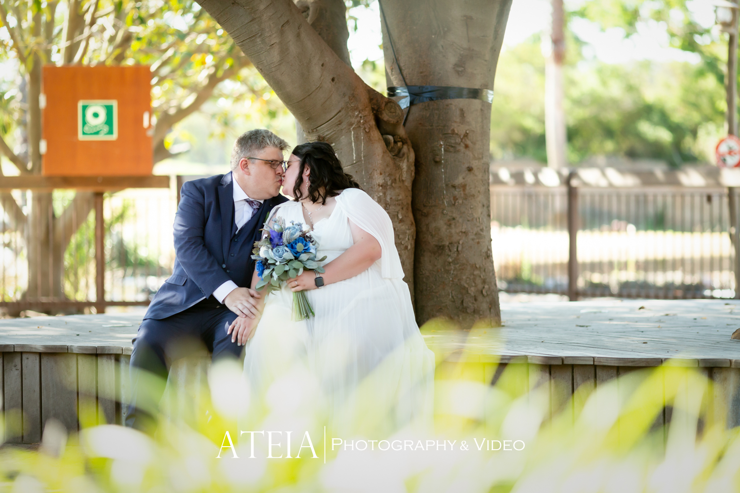 , Nicole and Brenton&#8217;s wedding photography at Werribee Zoo captured by ATEIA Photography &#038; Video