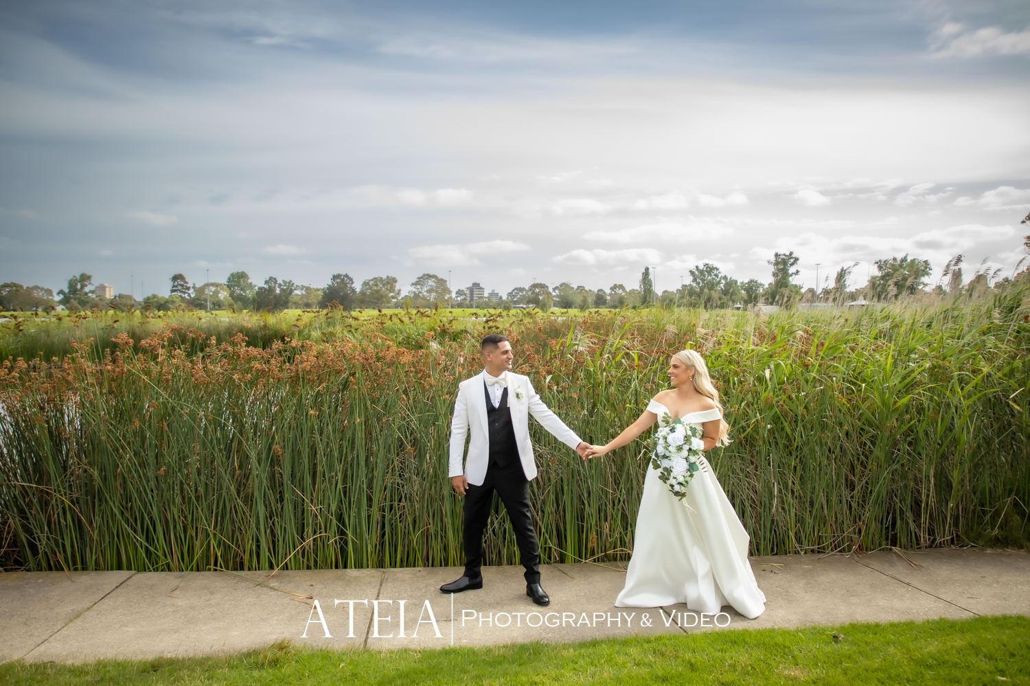, Natalie and Daniel&#8217;s wedding photography at The Park Albert Park captured by ATEIA Photography &#038; Video