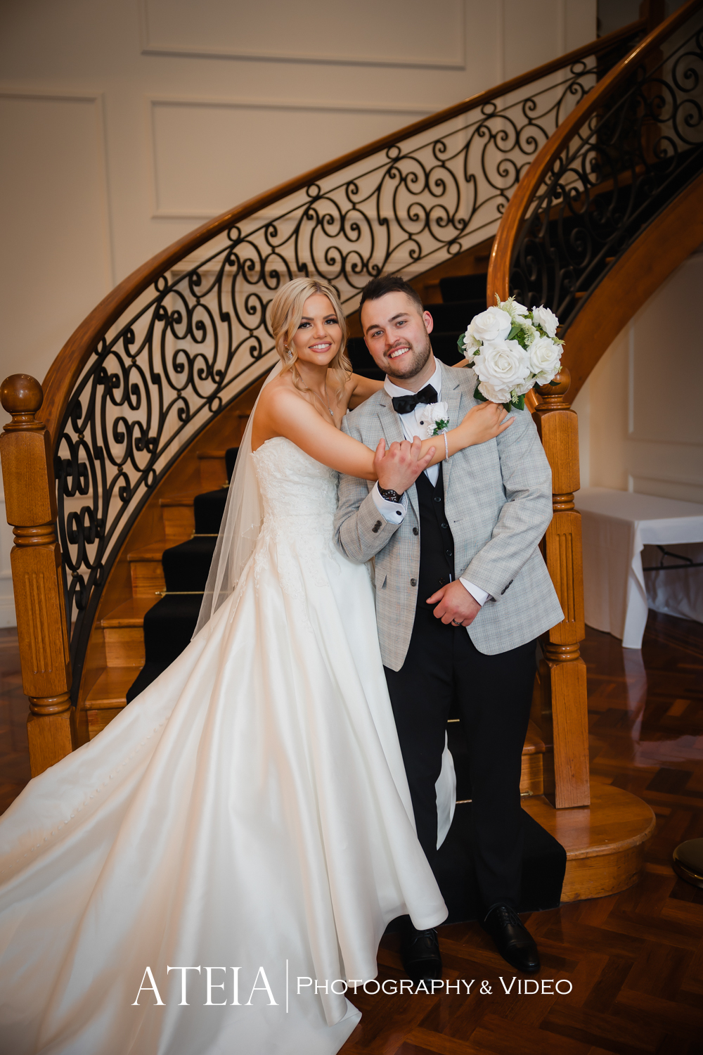 , Natalie and Adam&#8217;s wedding photography at Manor on High captured by ATEIA Photography &#038; Video