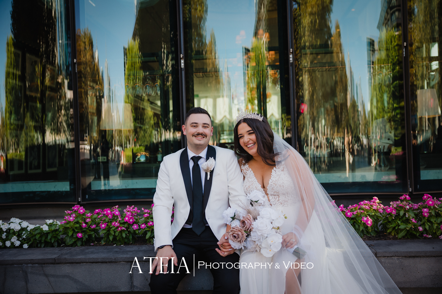 , Nikita and Alex&#8217;s wedding photography at Crown Casino captured by ATEIA Photography &#038; Video