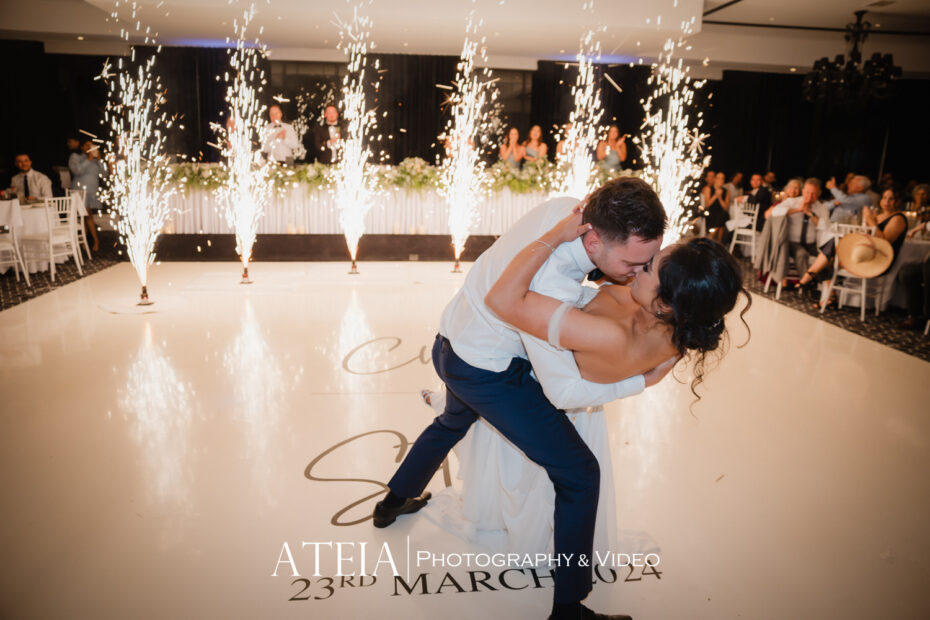 , Stephanie and Chris&#8217; wedding photography at Lakeside Receptions captured by ATEIA Photography &#038; Video
