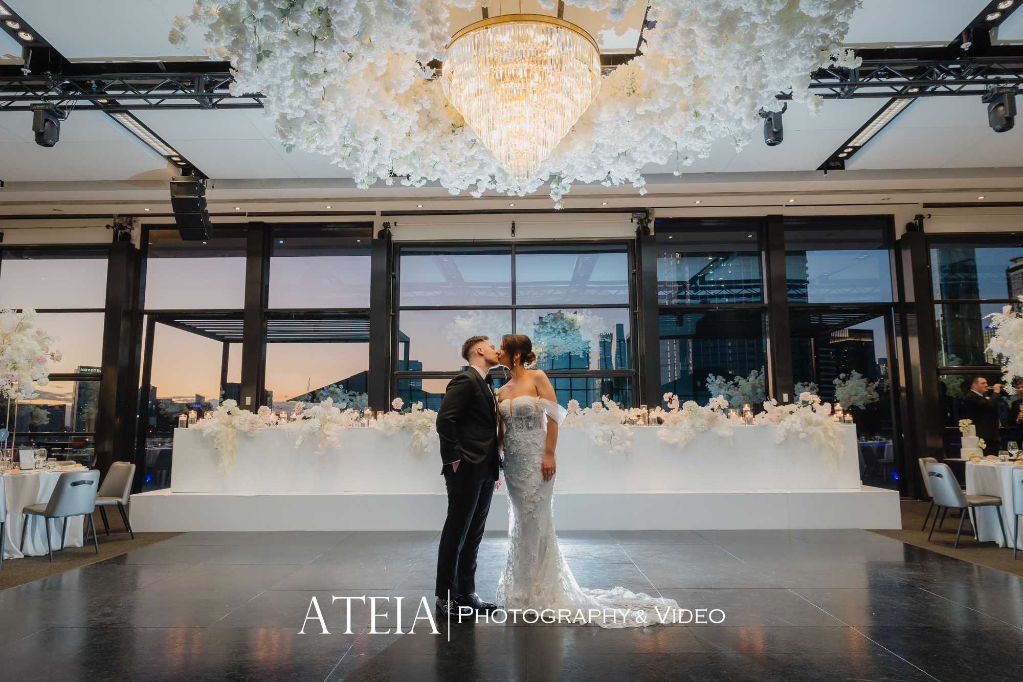 , Ana and Jack&#8217;s wedding photography at Luminare South Melbourne captured by ATEIA Photography &#038; Video