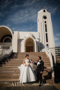 , Caroline and George’s wedding photography at Metropolis Events captured by ATEIA Photography &#038; Video