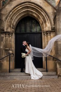 , Olivia and Jonathan’s wedding photography at St Andrews Conservatory captured by ATEIA Photography &#038; Video