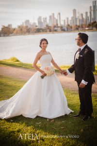 , Caroline and George’s wedding photography at Metropolis Events captured by ATEIA Photography &#038; Video