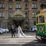 , Vasia and Jonathan’s wedding photography at Glasshouse captured by ATEIA Photography & Video