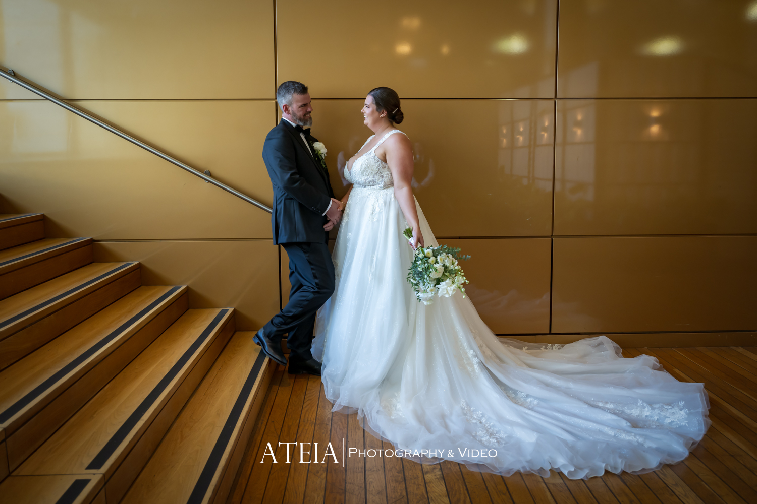 , Ashlee and Jarryd’s wedding photography at Crown Casino River Room captured by ATEIA Photography & Video